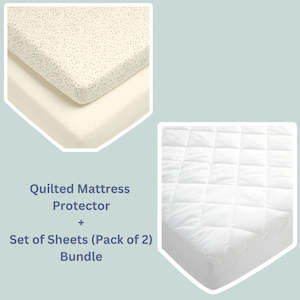 Mamas and Papas Mattress Protector & Set of Sheets Bundle