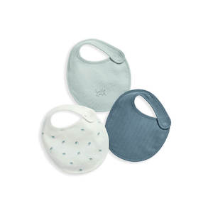 Baby wear: Mamas and Papas Turtle Bibs - 3 Piece Pack