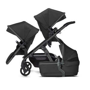 Silver Cross Wave Seat, Carry Cot & Tandem Seat Bundle - Onyx