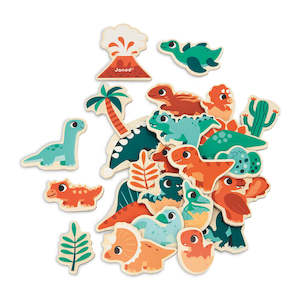 Baby wear: Janod Dinosaur Magnets - 24 pieces