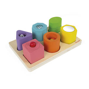 Baby wear: Janod I Wood Shapes & Sounds Blocks