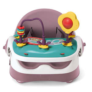 Mamas and Papas Bud Booster Seat with Play Tray - Dusky Rose