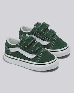 Infant clothing: VANS Old Skool V Color Theory Mountain View - Green