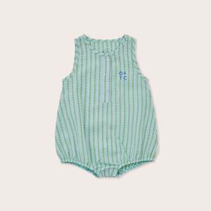 OLIVE AND THE CAPTAIN - SALTWATER STRIPE BUBBLE ROMPER