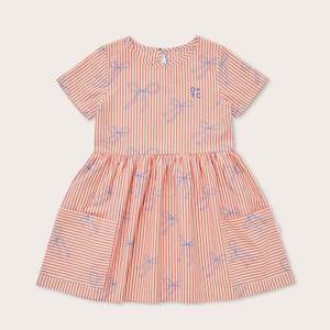 OLIVE AND THE CAPTAIN - RUBY STRIPE RIBBON NOA DRESS