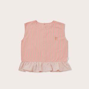 Olive And The Captain - Hoya Stripe Boxy Frill Singlet