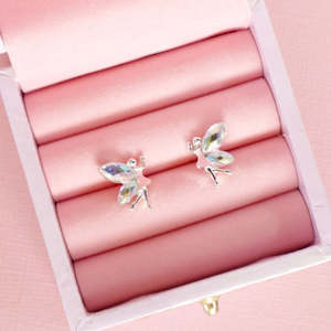 Infant clothing: LAUREN HINKLEY - FAIRY MAGIC EARRINGS IN TRINKET BOX