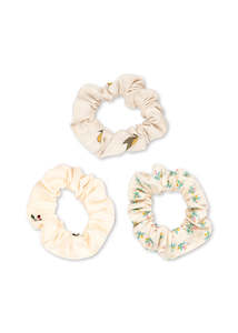 KONGES SLØJD - 3 PACK SCRUNCHIE SMALL CHERRY/LEMON/FLEUR