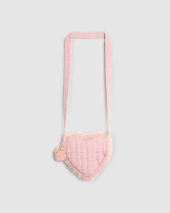 Infant clothing: ALEX & ANT - I LOVE YOU BAG PINK GINGHAM