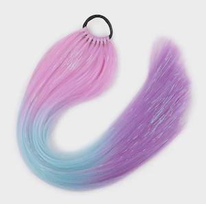 THE NEON MERMAID Straight Ponytail - Pastel Princess