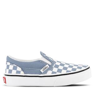 VANS SLIP-ON COLOR THEORY CHECKERBOARD ASHLEY BLUE