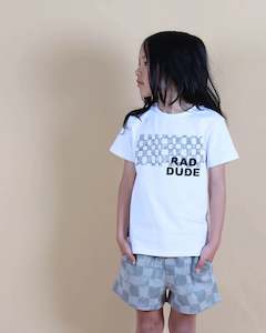 Infant clothing: TINY TRIBE - Grunge Check Shorts