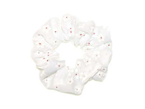 GOODY GUMDROPS DESERT ROSE SRUNCHIE - White