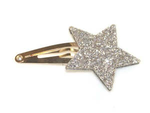 GOODY GUMDROPS BIG GLITTER STAR SNAP Silver