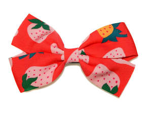 GOODY GUMDROPS STRAWBERRY BIG BOW CLIP Orange