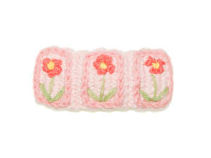 GOODY GUMDROPS CROCHET FLOWER SNAP Pink