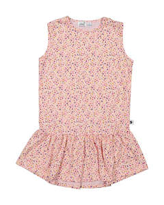 Infant clothing: KISSED BY RADICOOL - DITSY FLORAL SLEEVELESS FRILL DRESS