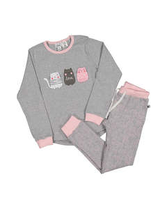 Infant clothing: KISSED BY RADICOOL - KITTYCAT PJS