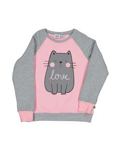 Infant clothing: KISSED BY RADICOOL - SMUDGE RAGLAN CREW