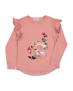 Kissed By Radicool - Flora Frills Long Sleeve Tee