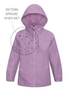 Infant clothing: THERM SPLASHMAGIC RAINSHELL JACKET - DUSTY LAVENDER