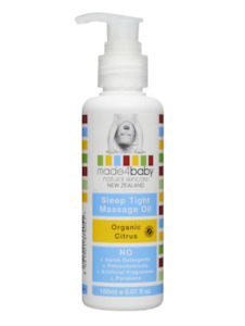 Made4baby - Sleep Tight Massage Oil Organic Citrus