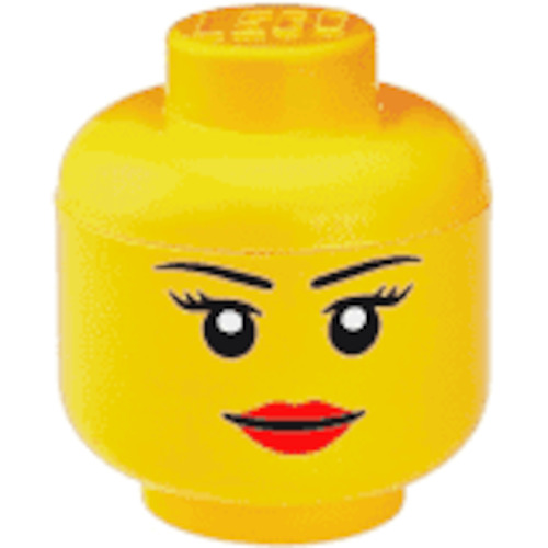 Lego Storage Head Large - Girl