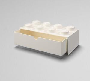 LEGO DESK DRAWER 8 KNOB - WHITE