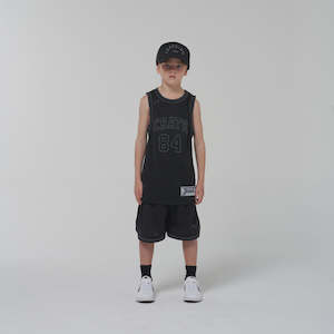 Crate - Kids 84 Team Singlet - Black