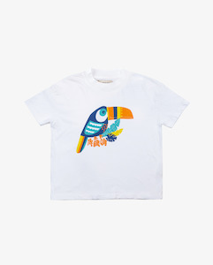 The Girl Club - White Toucan Vibes Tee