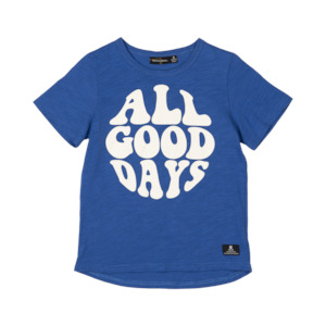 ROCK YOUR KID All Good Days T-Shirt - Blue