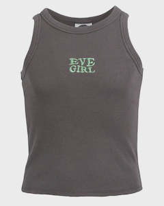 Eve Girl - Aths Rib Tank Charcoal