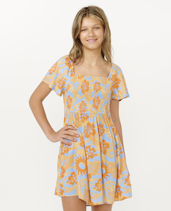 Rip Curl - Sun Sol Shirred Dress Orange