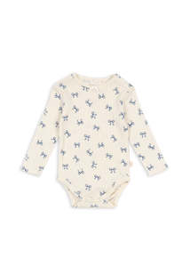 Konges SlØjd - Minnie Bodysuit Bow Bleu