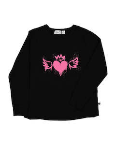 KISSED BY RADICOOL - HEART LS TEE