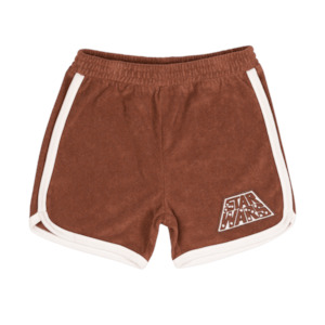 Rock Your Kid Brown Star Wars Terry Shorts