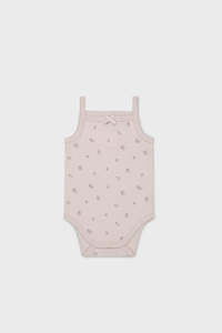 JAMIE KAY - ORGANIC COTTON BRIDGET SINGLET BODYSUIT - MEREDITH VIOLET