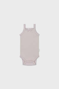 Jamie Kay - Organic Cotton Modal Signlet Bodysuit - Violet Tint