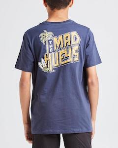 THE MAD HUEYS Hueys Beach Club Youth Tee - Navy