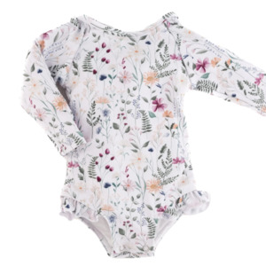 Infant clothing: CURRENT TYED - RUFFLE RASHGUARD THE 'ISLA'