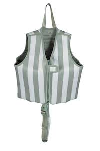 Current Tyed - Float Vest Sage Stripes