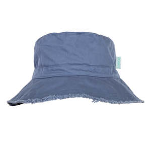 Infant clothing: ACORN - Frayed Bucket Hat Sky Blue