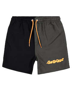 Santa Cruz - Craft Strip Boardshort Washed Black