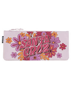 SANTA CRUZ - VIBES SINGLE ZIP PENCIL CASE PINK