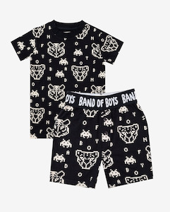 Infant clothing: BAND OF BOYS - BLACK GAMER ON REPEAT PJS