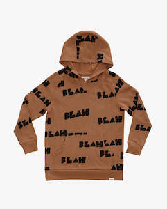 Infant clothing: BAND OF BOYS - TAN BLAH BLAH HOOD