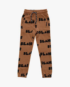 Infant clothing: BAND OF BOYS - TAN BLAH BLAH TRACKIES