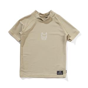 MUNSTER Logo Short Sleeve Rash Shirt - Light Olive