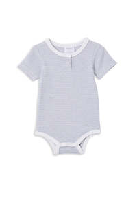 Infant clothing: MILKY - PEBBLE RIB BUBBYSUIT