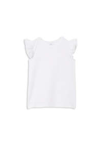 Infant clothing: MILKY - DETAIL TEE WHITE